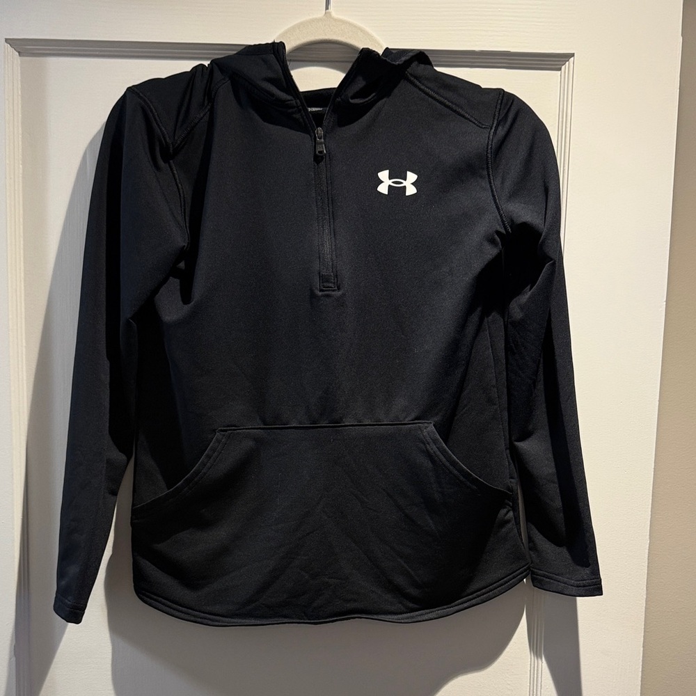 Under Armour Black 1/4 Zip Pullover Hoodie - NWOT